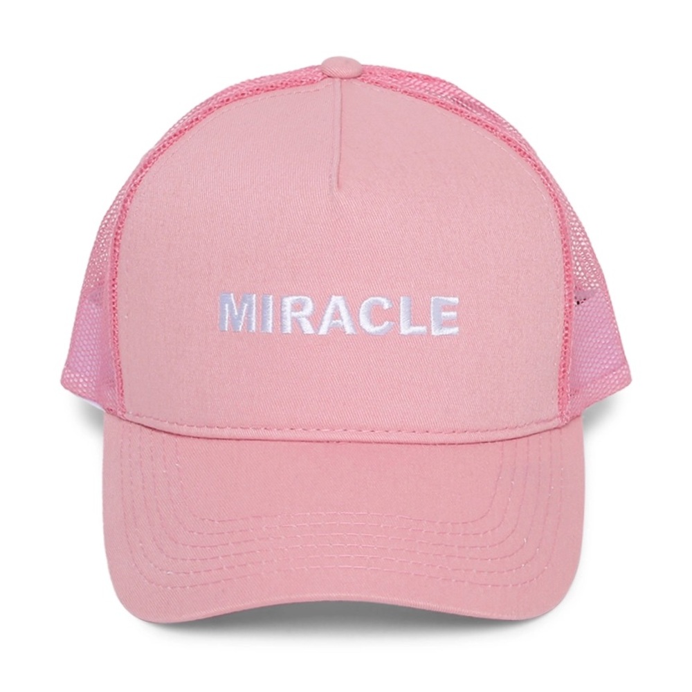 NWOT Nahmias Unisex Pink Miracle Trucker Hat